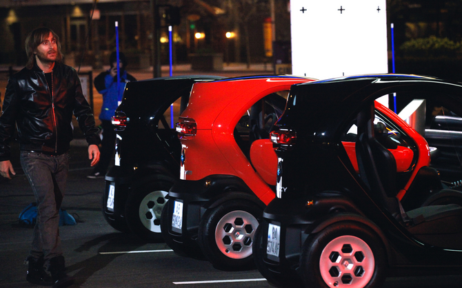 Cathy and David Guetta Become Renault Twizy Ambassadors