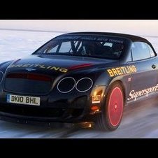 Bentley Continental Supersports: Tempo-Rekord auf Eis im Cabrio