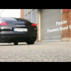 Creating music with the sound of a Porsche Panamera